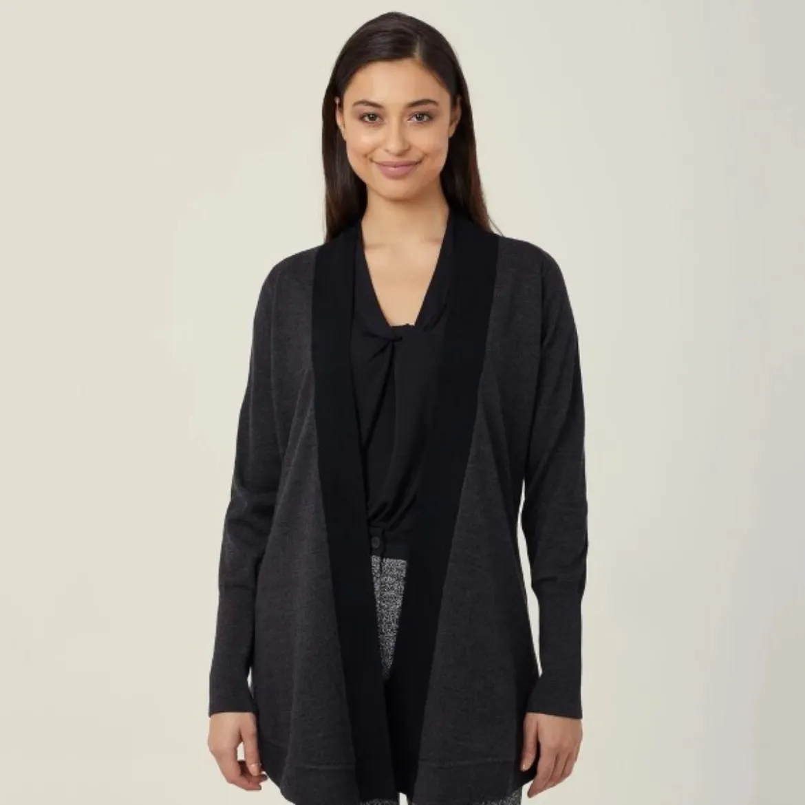 Picture of NNT Ladies Pure Wool Longline Cardigan