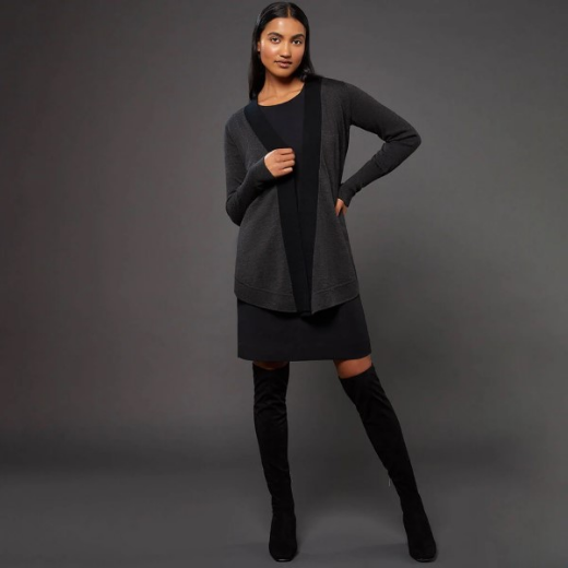 Picture of NNT Ladies Pure Wool Longline Cardigan