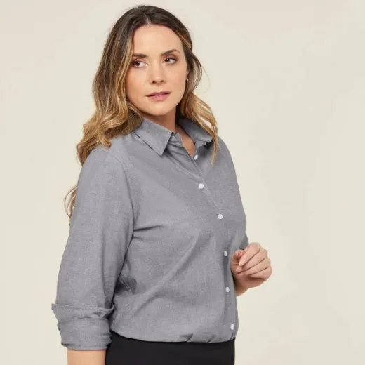 Picture of NNT Ladies Chambray Long Sleeve Relaxed Shirt