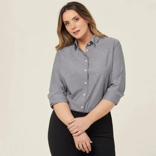 Picture of NNT Ladies Chambray Long Sleeve Relaxed Shirt