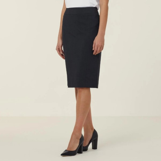 Picture of NNT Ladies Stretch Wool Blend Panel Pencil Skirt