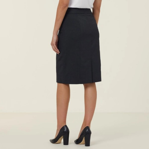 Picture of NNT Ladies Stretch Wool Blend Panel Pencil Skirt