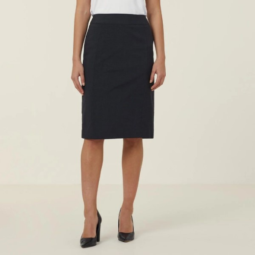 Picture of NNT Ladies Stretch Wool Blend Panel Pencil Skirt