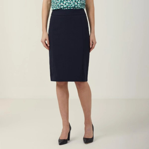 Picture of NNT Ladies Stretch Wool Blend Panel Pencil Skirt