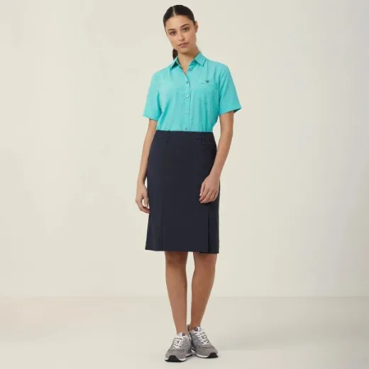 Picture of NNT Ladies P/V Stretch Twill Pleat Straight Skirt