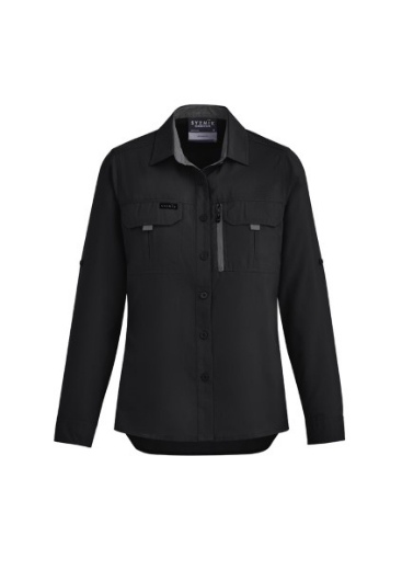 Picture of Syzmik Ladies Outdoor Shirt Polyester Ripstop Long Sleeve