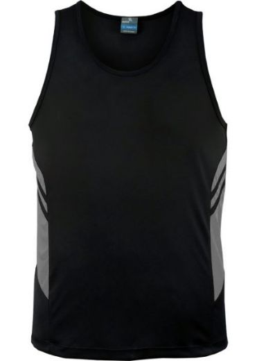 Picture of Aussie Pacific Mens Tasman Singlet 100% Polyester Microknit