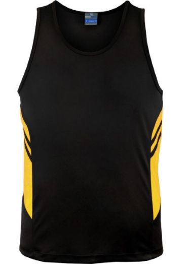 Picture of Aussie Pacific Mens Tasman Singlet 100% Polyester Microknit