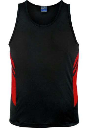 Picture of Aussie Pacific Mens Tasman Singlet 100% Polyester Microknit