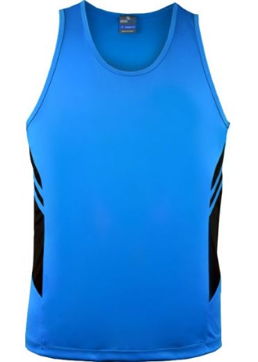 Picture of Aussie Pacific Mens Tasman Singlet 100% Polyester Microknit