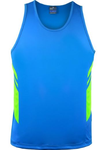 Picture of Aussie Pacific Mens Tasman Singlet 100% Polyester Microknit