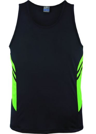 Picture of Aussie Pacific Mens Tasman Singlet 100% Polyester Microknit