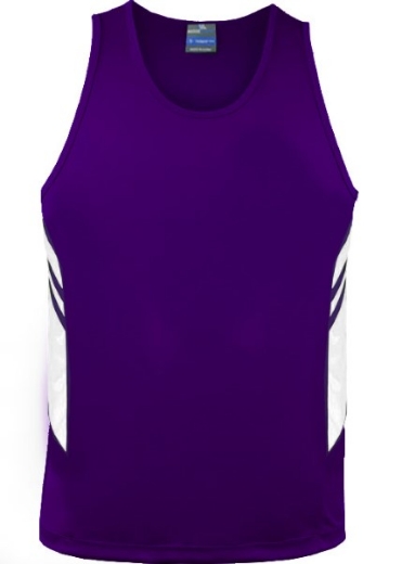 Picture of Aussie Pacific Mens Tasman Singlet 100% Polyester Microknit