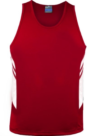 Picture of Aussie Pacific Mens Tasman Singlet 100% Polyester Microknit