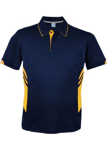 Picture of Aussie Pacific Mens Tasman Polo Shirt 100% Polyester Microknit