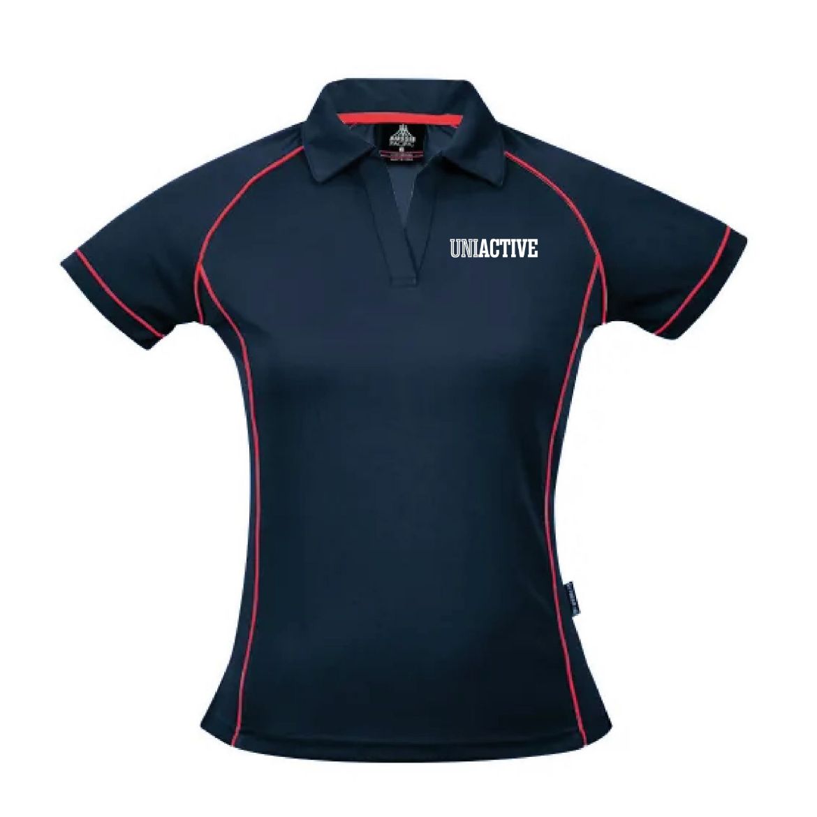 Picture of Aussie Pacific Ladies Endeavour Polo Shirt Navy/Red