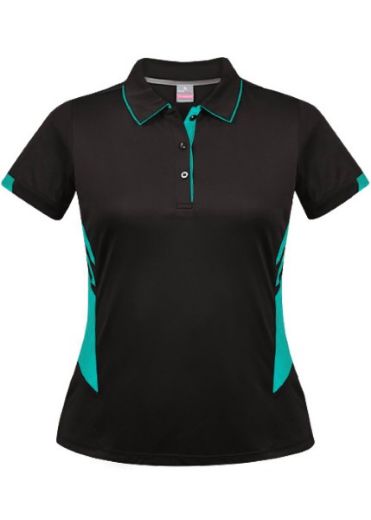 Picture of Aussie Pacific Ladies Tasman Polo Shirt 100% Polyester Microknit