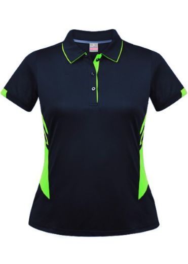 Picture of Aussie Pacific Ladies Tasman Polo Shirt 100% Polyester Microknit