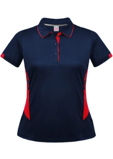 Picture of Aussie Pacific Ladies Tasman Polo Shirt 100% Polyester Microknit