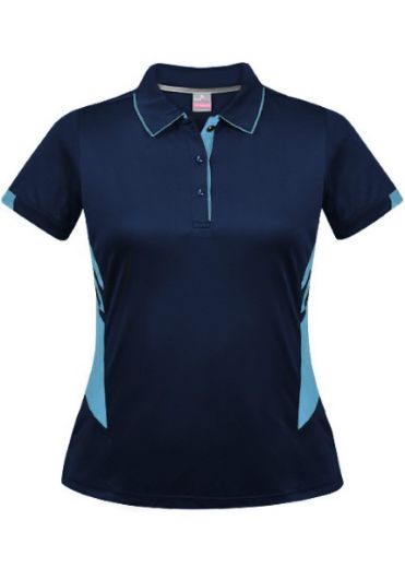 Picture of Aussie Pacific Ladies Tasman Polo Shirt 100% Polyester Microknit