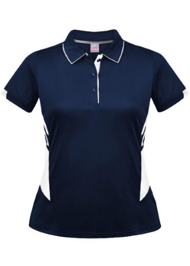 Picture of Aussie Pacific Ladies Tasman Polo Shirt 100% Polyester Microknit