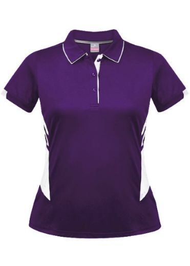 Picture of Aussie Pacific Ladies Tasman Polo Shirt 100% Polyester Microknit