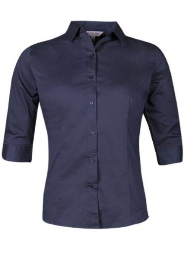 Picture of AP Business Ladies 3/4 Sleeve Mosman Shirt