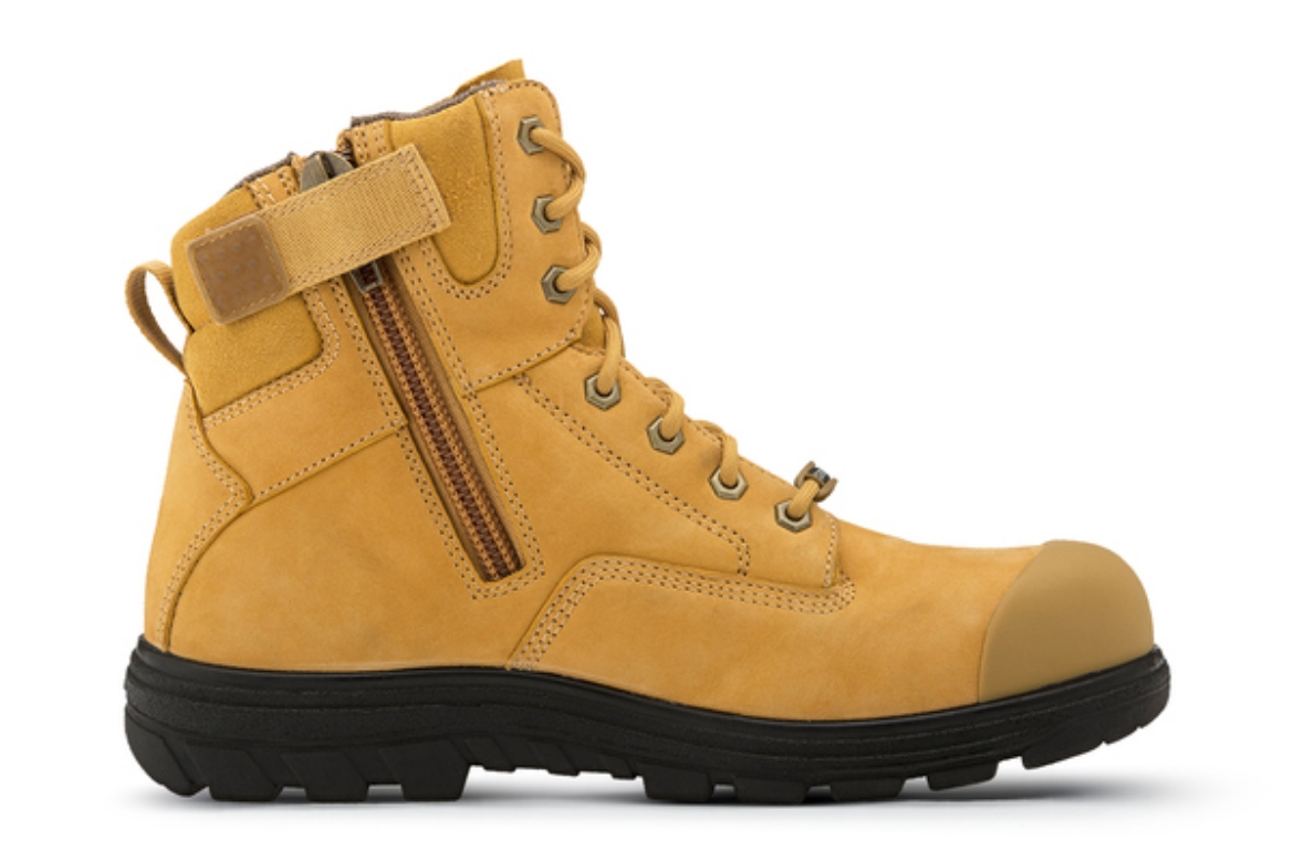 Picture of Ascent Safety Alpha 2 Lace Up Zip Side Safety Boot Wheat