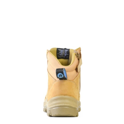 Picture of Bata Zippy Zip Side Lace Up Boot Wheat