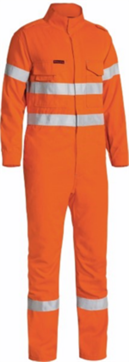Picture of Bisley Flame Resistant Tencate Tecasafe Overall 2 Hoop Pattern Reflective 238gsm HRC 2 ATPV 8-9