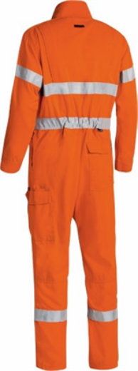 Picture of Bisley Flame Resistant Tencate Tecasafe Overall 2 Hoop Pattern Reflective 238gsm HRC 2 ATPV 8-9