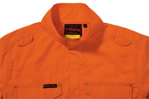 Picture of Bisley Flame Resistant Tencate Tecasafe Overall 2 Hoop Pattern Reflective 238gsm HRC 2 ATPV 8-9