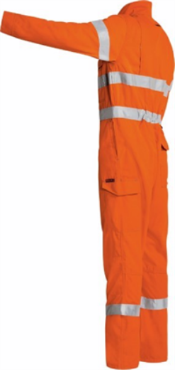 Picture of Bisley Flame Resistant Tencate Tecasafe Overall 2 Hoop Pattern Reflective 238gsm HRC 2 ATPV 8-9