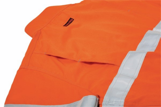 Picture of Bisley Flame Resistant Tencate Tecasafe Overall 2 Hoop Pattern Reflective 238gsm HRC 2 ATPV 8-9