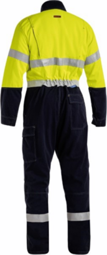 Picture of Bisley Flame Resistant Tencate Tecasafe Overall 2 Hoop Pattern Reflective 238gsm HRC 2 ATPV 8-9