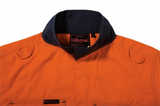Picture of Bisley Flame Resistant Tencate Tecasafe Overall 2 Hoop Pattern Reflective 238gsm HRC 2 ATPV 8-9