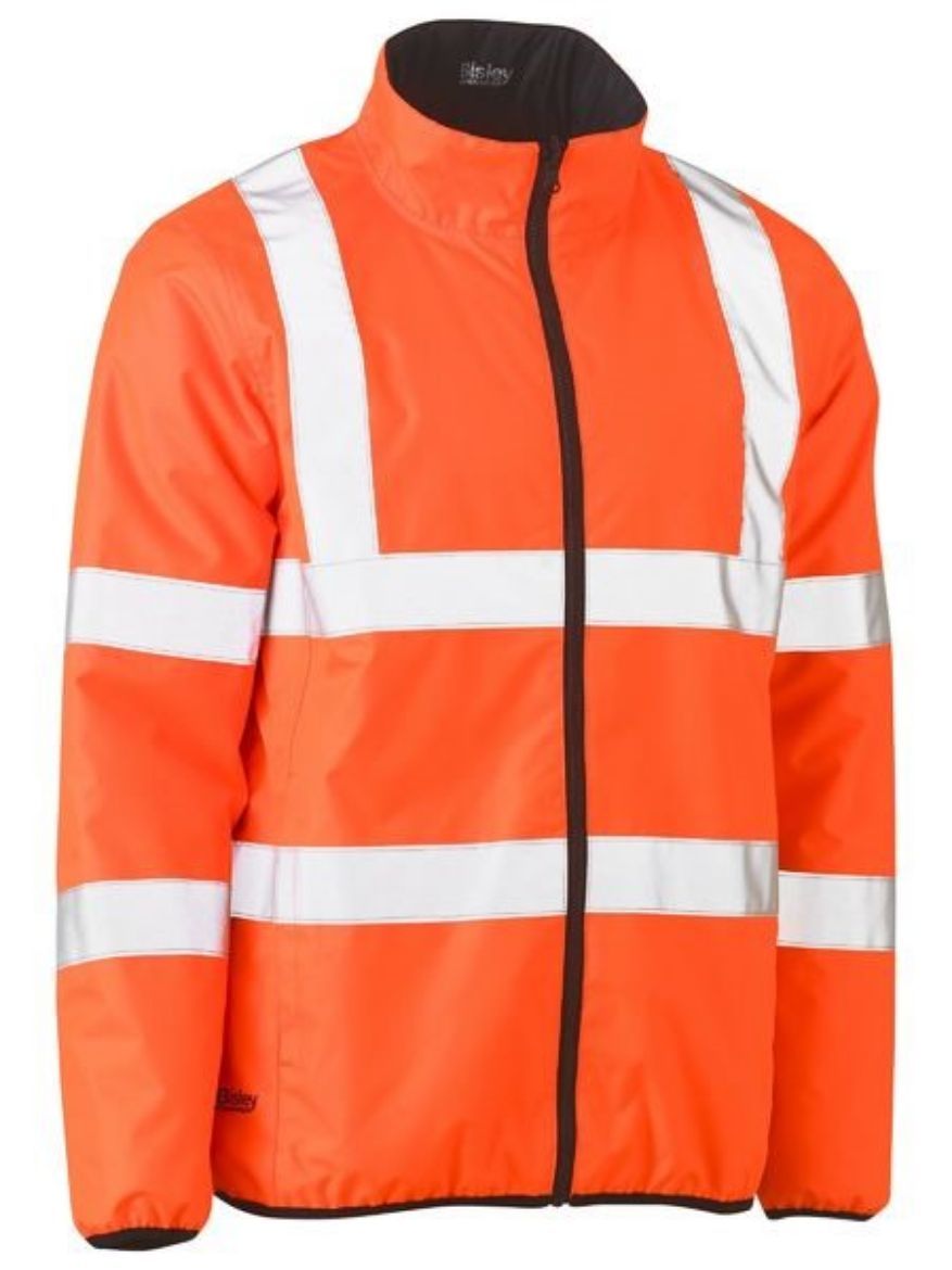 Picture of Bisley Hi Vis Reversible Puffer Jacket with Reflective Tape