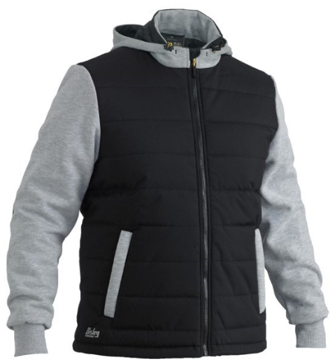 Picture of Bisley Flex & Move Contrast Puffer Fleece Hoodie