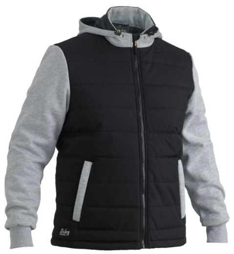Picture of Bisley Flex & Move Contrast Puffer Fleece Hoodie