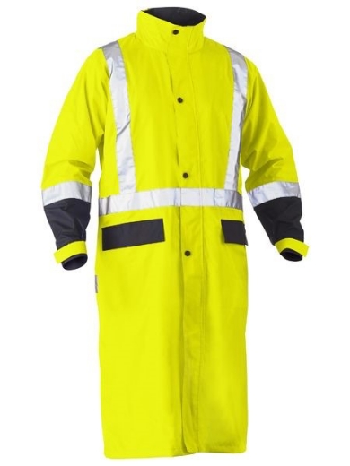 Picture of Bisley Long Rain Jacket with Reflective Tape