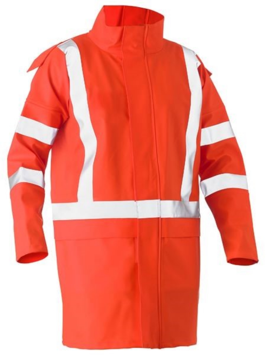 Picture of Bisley Waterproof Storm Jacket with X Pattern Rail Reflective