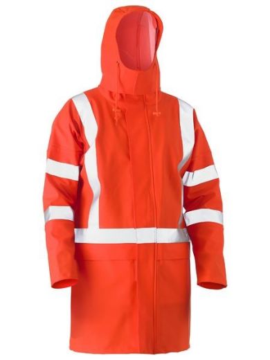 Picture of Bisley Waterproof Storm Jacket with X Pattern Rail Reflective