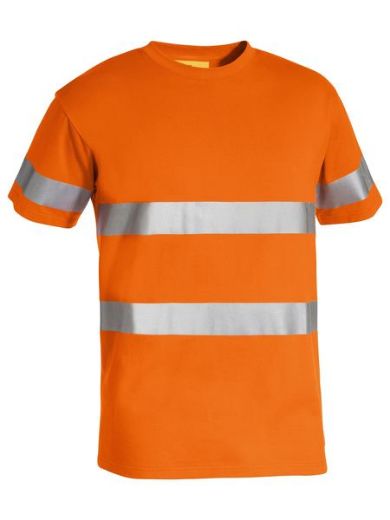 Picture of Bisley T-Shirt Short Sleeve 100% Cotton with Reflective Tape