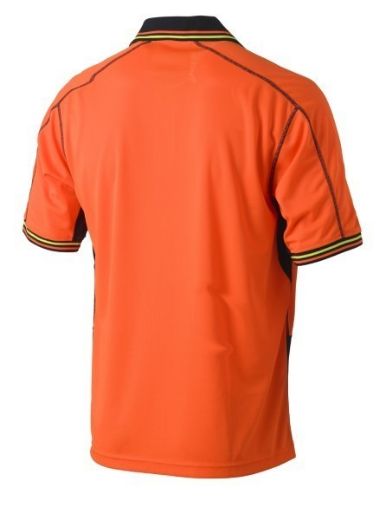 Picture of Bisley Polo Shirt Short Sleeve 100% Polyester Mesh