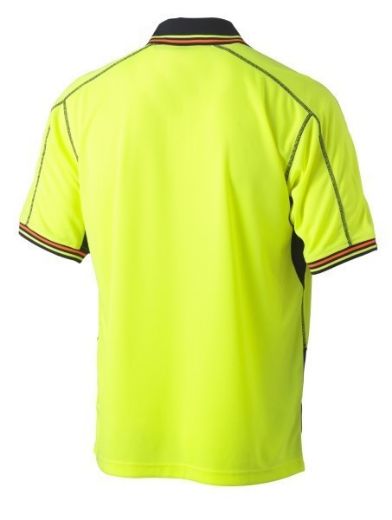 Picture of Bisley Polo Shirt Short Sleeve 100% Polyester Mesh