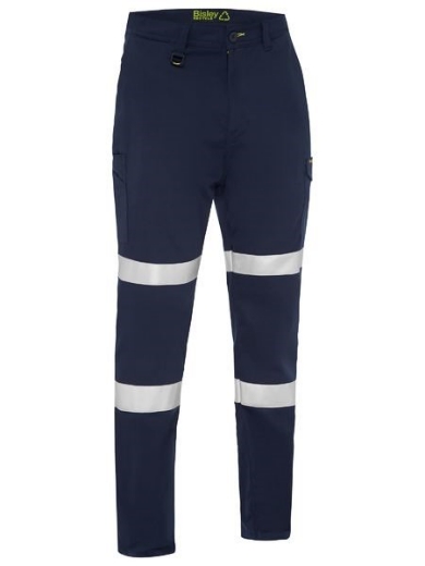 Picture of Bisley Recycled Taped Biomotion Cargo Work Pants Navy