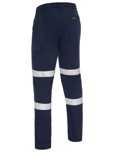 Picture of Bisley Recycled Taped Biomotion Cargo Work Pants Navy