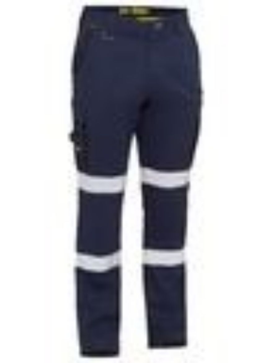 Picture of Bisley Flex & Move Stretch Utility Zip Cargo Pants Navy