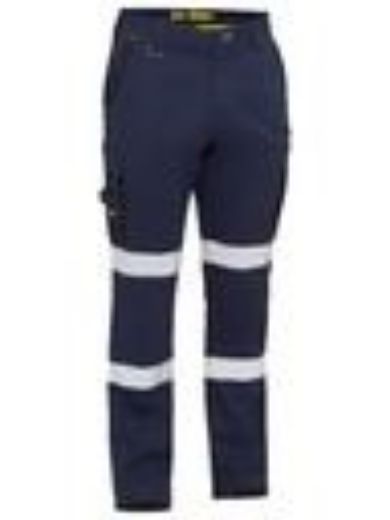 Picture of Bisley Flex & Move Stretch Utility Zip Cargo Pants Navy