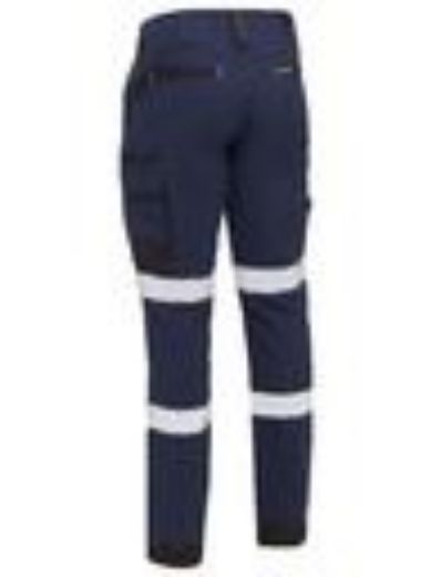 Picture of Bisley Flex & Move Stretch Utility Zip Cargo Pants Navy
